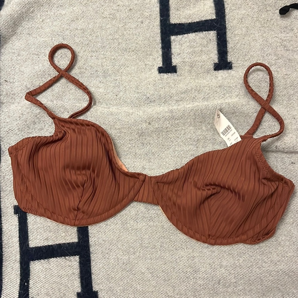J crew bikini underwire top